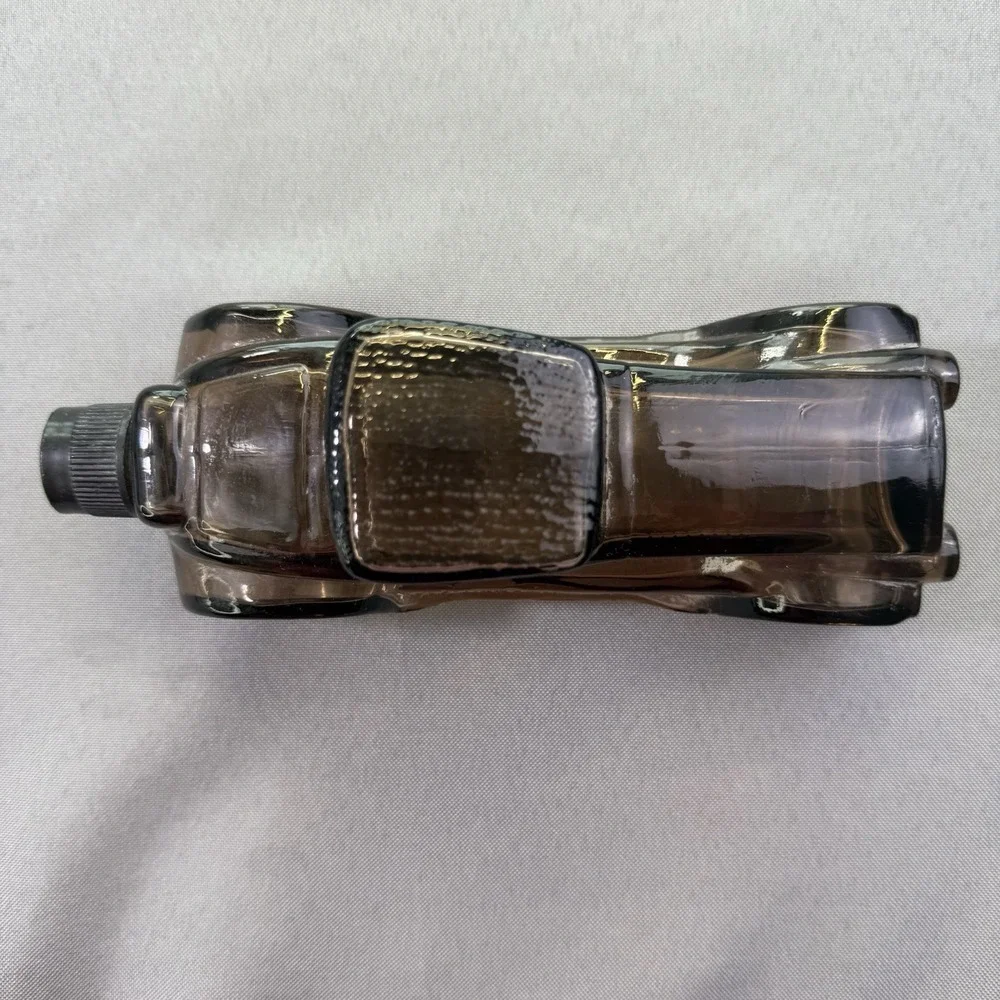 1978 Avon Sterling Six Deep Woods Aftershave Car Bottle Silver‎ Empty